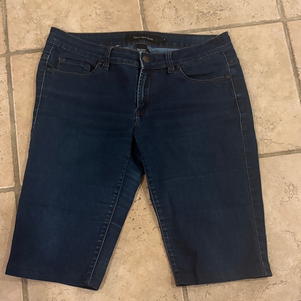 Calvin Klein Jeans Dark Blue Women's Bermudas